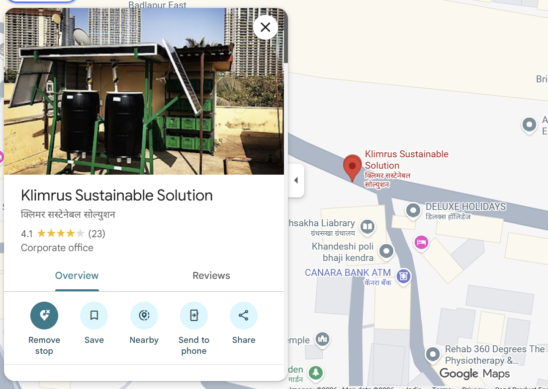 Google Map Klimrus