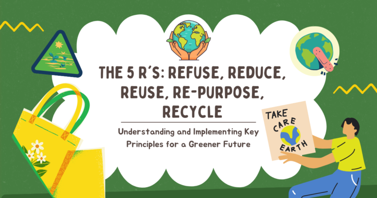 The 5 Rs Refuse Reduce Reuse Repurpose Recycle Guidebest Compost Techniques.